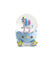 Mini Işıklı Renkli Unicorn Kar Küresi