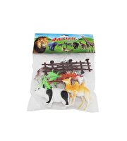 Poşetli 4 Parça Oyuncak Hayvan Seti