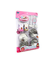 Mini Metal Mutfak Seti  9 Parça