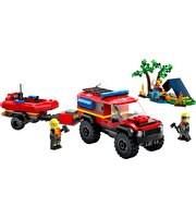 LEGO City 4x4 Kurtarma Botlu İtfaiye Kamyonu 60412
