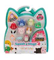 Squishmallows Squish-A-Longs 8 Figür + Yüzük Seti S2 Seri 2