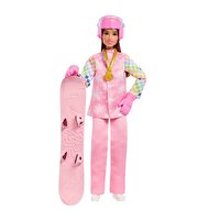 Barbie Kariyer Bebeği Snowboard Sporcusu Bebek JKF78