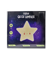 MyStyle Gece Lambaları Beyaz Renkli Oda Işığı Yıldız