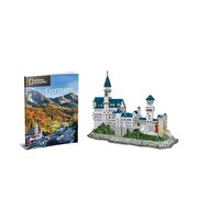 Nessiworld National Geographic 3D Puzzle Neuschwanstein Kalesi Almanya