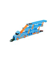 3 Katlı 3 Araçlı Mavi Transporter Oyun Seti