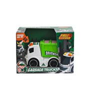 Fast Wheels Sesli ve Işıklı İnşaat Araçları Çöp Kamyon