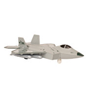 Metal Çek Bırak Savaş Uçağı F-22 Açık Gri
