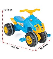 Pilsan Cenk Pedallı Atv Mavi