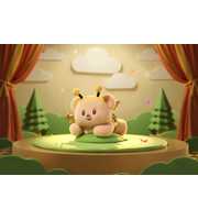 Butterbear Superstars Serisi Sürpriz Paket Koleksiyon Figürü