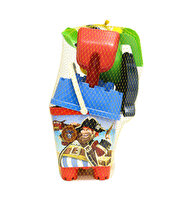 Resimli Mavi Kapaklı Full Parçalı Yeşil Suluklu Dev Kova Seti 1029