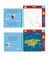 Aqua Magic Sihirli Boyama Kitabı Kıtalar