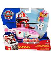 Paw Patrol Fire Rescue Figür ve Kurtarma Aracı Skye