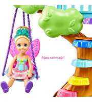 Barbie Dreamtopia Chelsea ve Eğlenceli Dünyası Ağaç Ev Oyun Seti GTF49