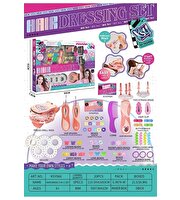 3'ü 1 Arada Simli Işıltılı Saç Örgü ve Boncuk Tasarım Seti