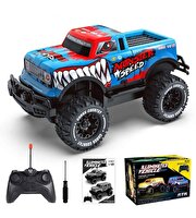 1:20 Uzaktan Kumandalı Full Fonksiyon Speed Monster Kamyonet Mavi