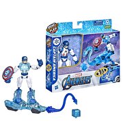Avengers Bend ve Flex Missions Captain America Buz Görevi F5868