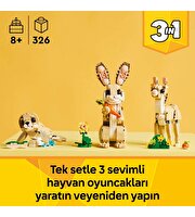 LEGO Creator 3'ü 1 Arada Arada Sevimli Tavşan 31162