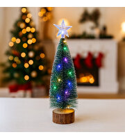 Led Işıklı Mini Yılbaşı Çam Ağacı 30 Cm