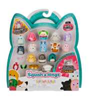 Squishmallows Squish A Longs 14 Figür + Yüzük Seti Seri 2 Set 2