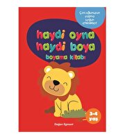 Haydi Oyna Haydi Boya 3-4 Yaş Boyama Kitabı 1