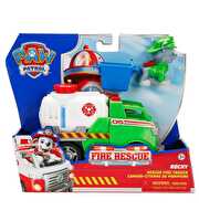 Paw Patrol Fire Rescue Figür ve Kurtarma Aracı Rocky