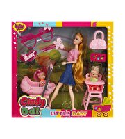 Cindy Pusetli ve Mama Sandalyeli Oyun Seti