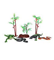 Sürüngen Hayvanları Tüpte 6'lı Hayvan Oyun Seti