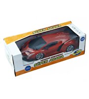 1:16  Şarjlı Işıklı Süper Kırmızı Spor Araba 218-A