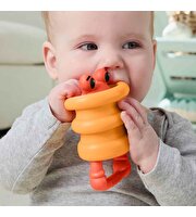 Fisher Price Deniz Dostları 2'si 1 Arada Silikon Çıngırak Crab JHB55