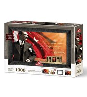 Atatürk ve Anıtkabir Çerçeveli Puzzle 1000 Parça