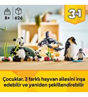 LEGO Creator 3'ü 1 Arada Vahşi Hayvanlar: Panda Ailesi 31165