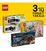 LEGO 3’lü Özel Set Paketi Retro Kamera + Çiçekli Daktilo + Harry Potter Aragog Macerası Seti