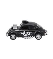 Işıklı Metal Çek Bırak Motorlu Tosbağa Siyah