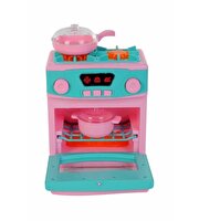 Sesli ve Işıklı Pilli Ocak Ve Fırın Seti