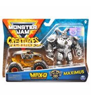 Monster Jam 1:64 Ölçekli Canavar Kamyon ve Maximus Gri