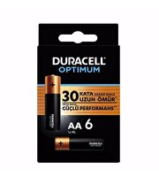 Duracell Optimum AA Kalem Pil 6'lı