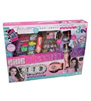 3'ü 1 Arada Simli Işıltılı Saç Örgü ve Boncuk Tasarım Seti