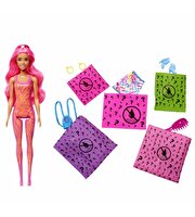 Barbie Color Reveal Renk Değiştiren Sürpriz Neon Saçlı Bebekler HDN72