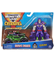 Monster Jam 1:64 Ölçekli Canavar Kamyon ve Mezarcı Grim