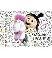 Ravensburger Puzzle 2x24 Parça Agnes ve Minions