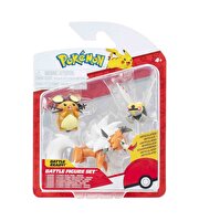 Pokemon Battle 3'lü Fi̇gür Seti̇ Dedenne Lycanroc Ninjask