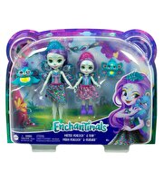 Enchantimals Kız Kardeş Bebekler Tavus Kuşu Patter ile Flap ve Pierapeacock ile Feather HCF83