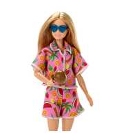 Barbie Yaz Tatili Bebek ve Smoothie Standı Oyun Seti JLX41
