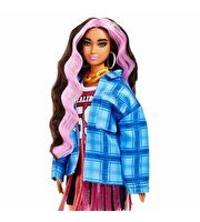 Barbie Extra Ekose Ceketli Bebek HDJ46