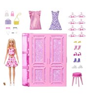 Barbie'nin Rüya Gardırobu ve Bebek Oyun Seti HXD58
