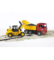 Bruder Man Damperli Kamyon ve Kepçe FR130