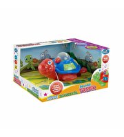 Sesli ve Işıklı Çarp Dön Sevimli Tospik Eğitici Kaplumbağa Kırmızı