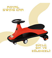 Sesli ve Işıklı Royal Swing Car Kırmızı