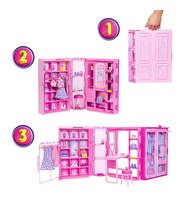 Barbie'nin Rüya Gardırobu ve Bebek Oyun Seti HXD58