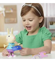 Peppa Pig ve Ailesi Kıyafetli Figür Seti Rebecca Rabbit